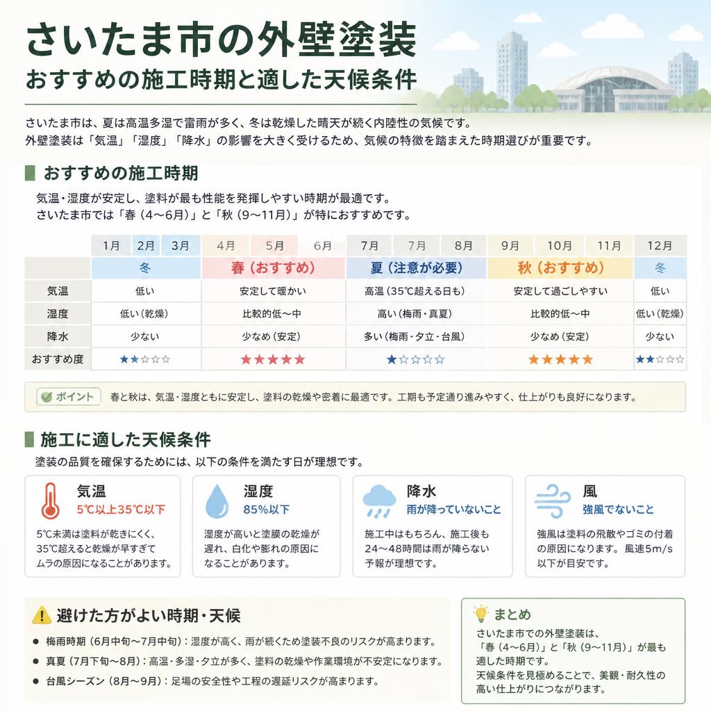4. おすすめの施工時期