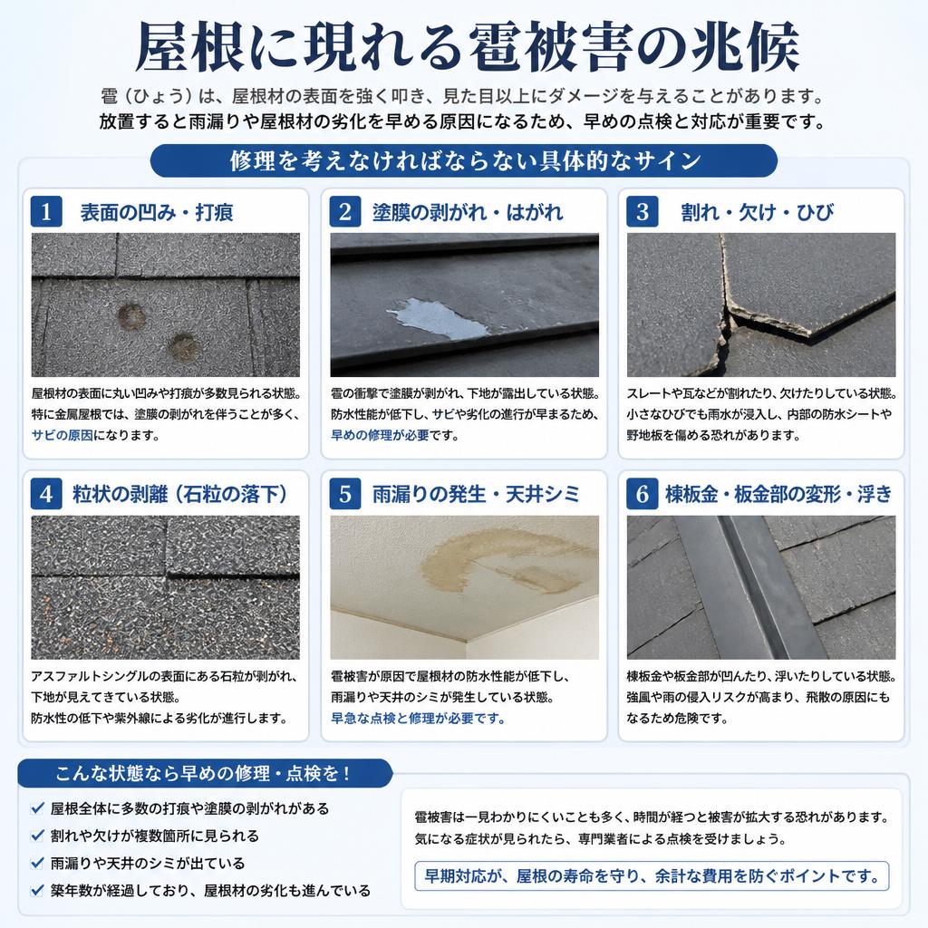 修理が必要な原因とサイン