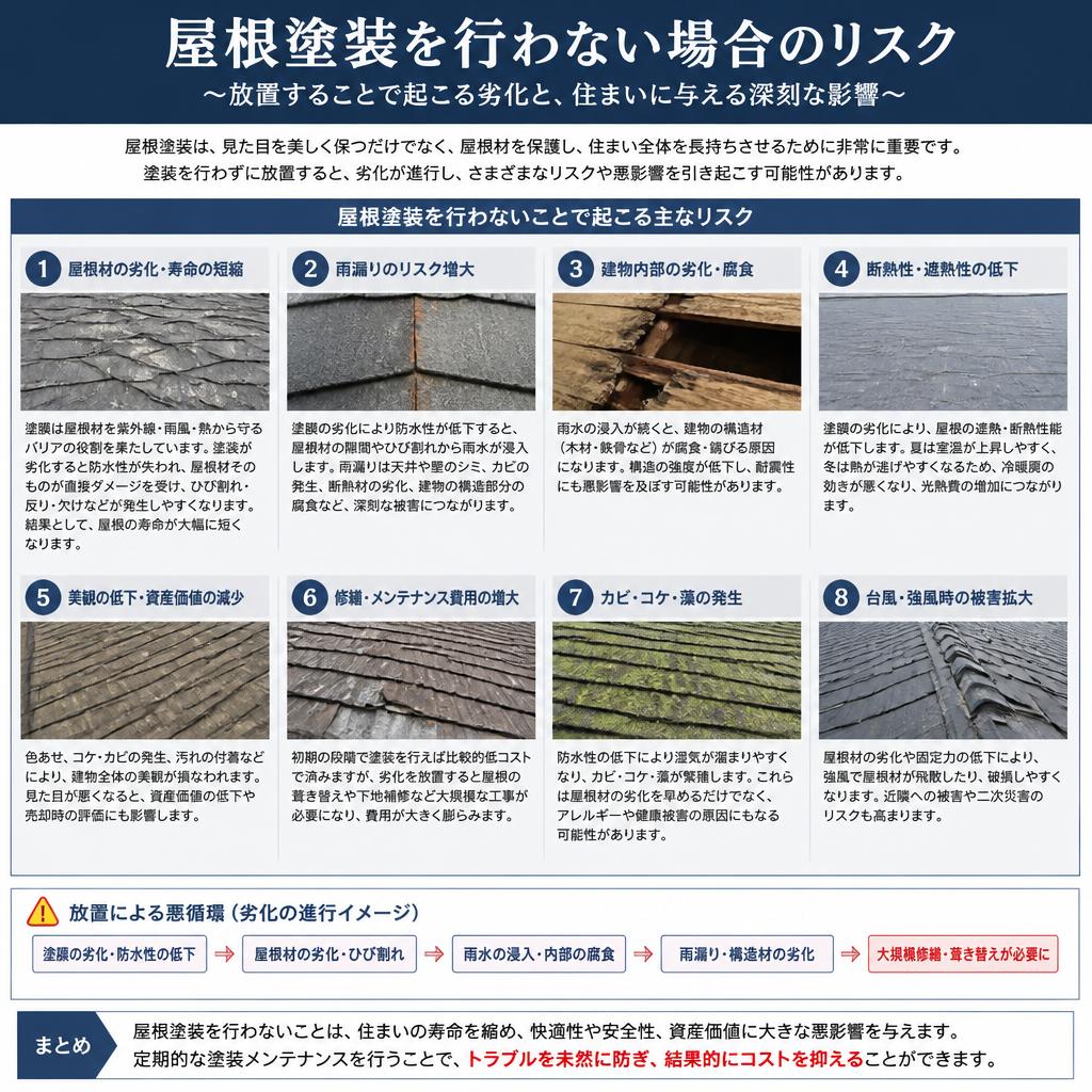 メンテナンスを怠るとどうなる？