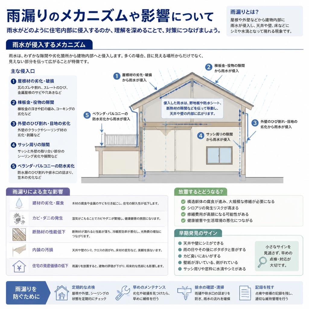 雨漏りの基本知識