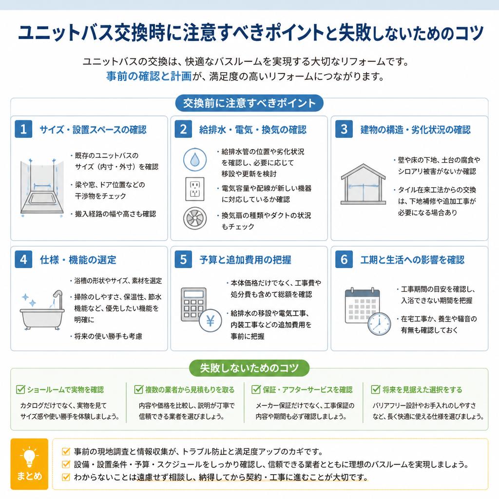 4. 交換時の注意点