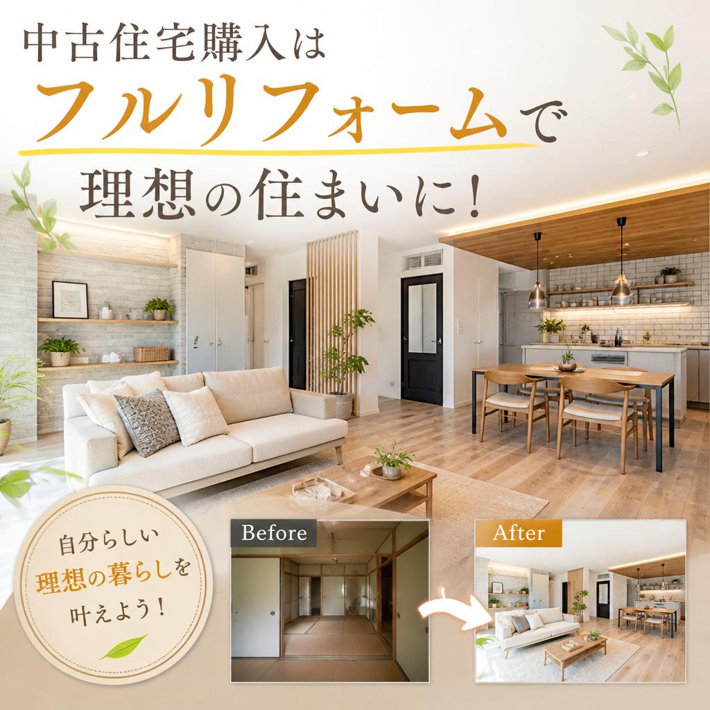 中古住宅購入時のフルリフォーム費用相場！建て替えとどっちがお得？