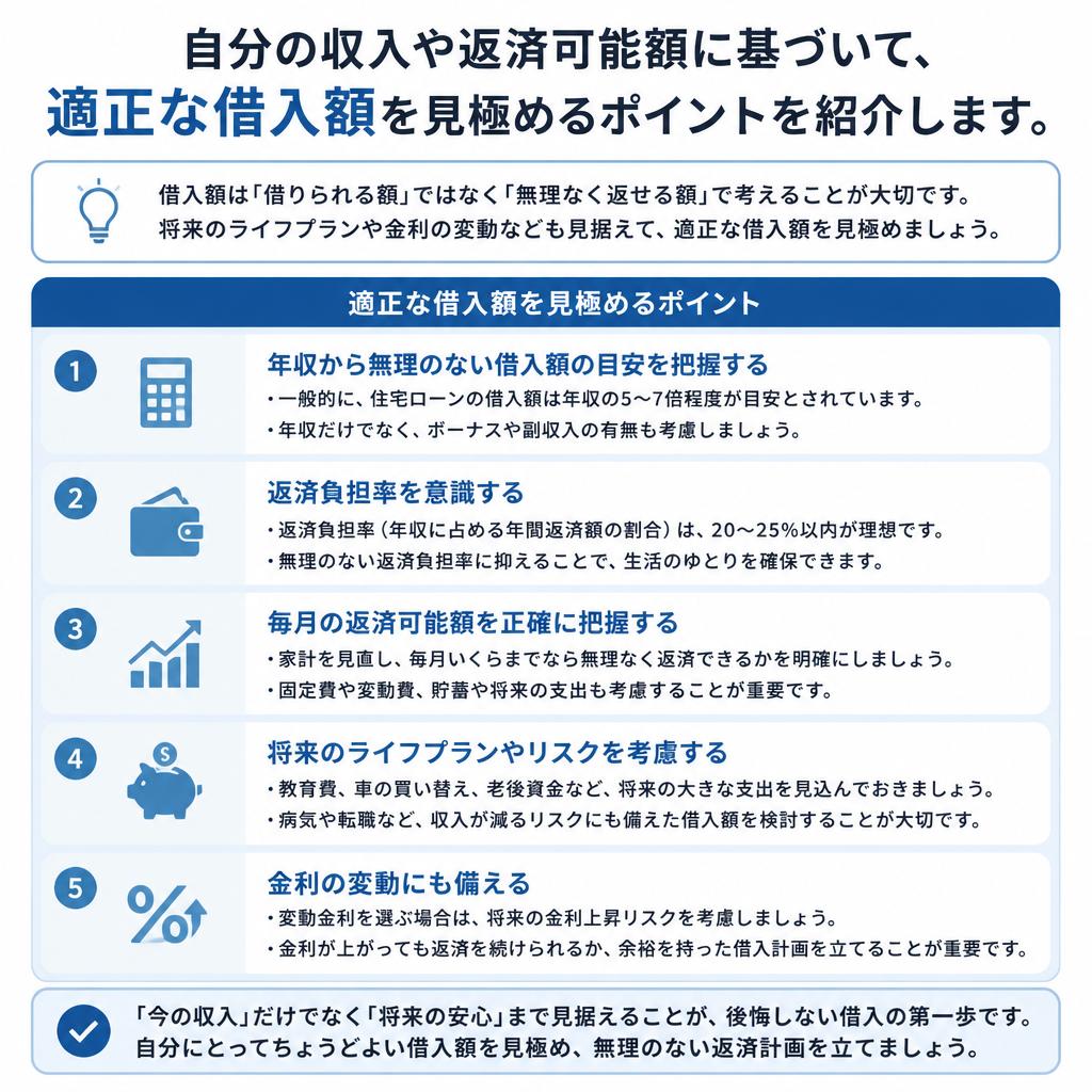 最適な借入額の見極め方
