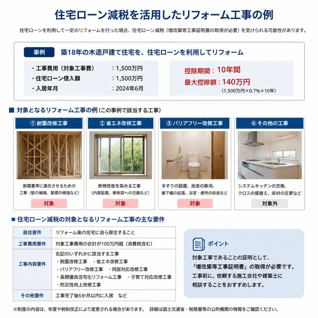 リフォーム工事の具体例