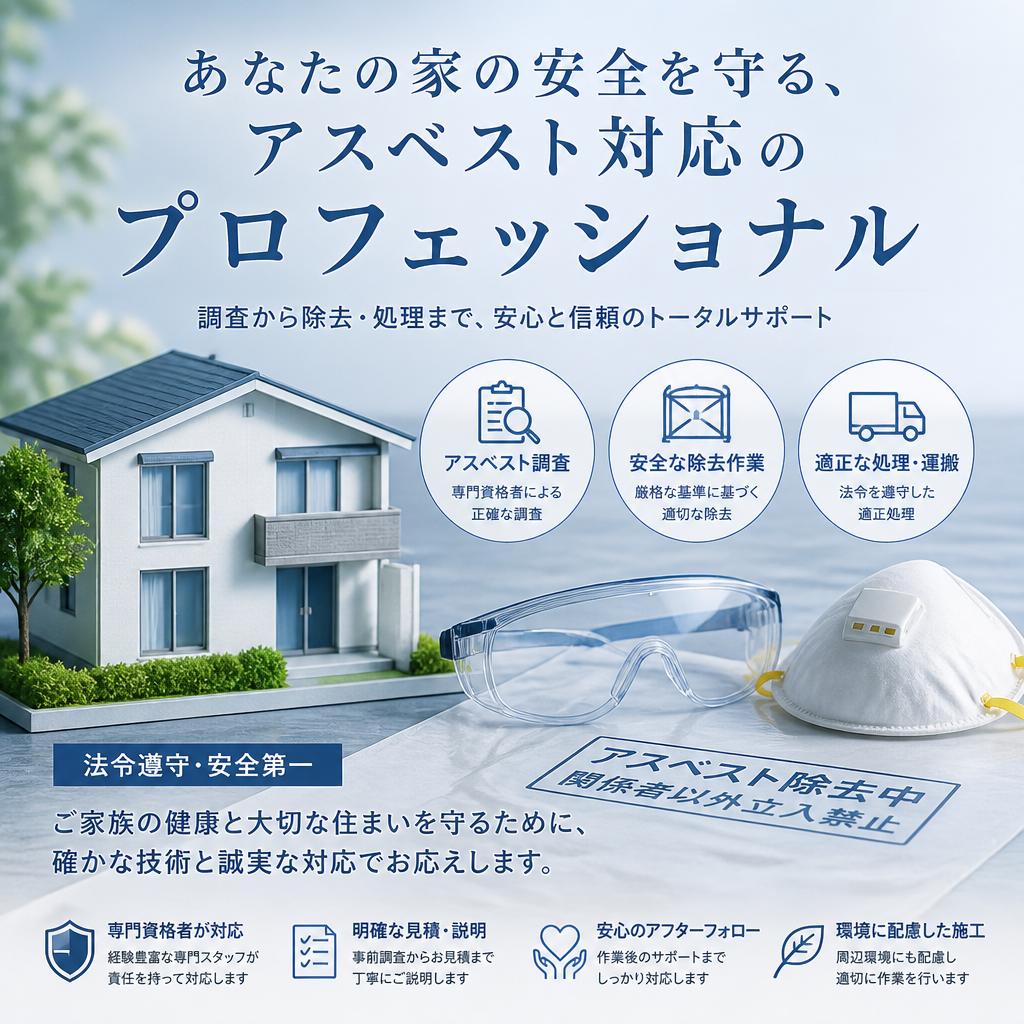 アスベスト（石綿）含有スレート屋根の撤去費用とカバー工法による安全対策