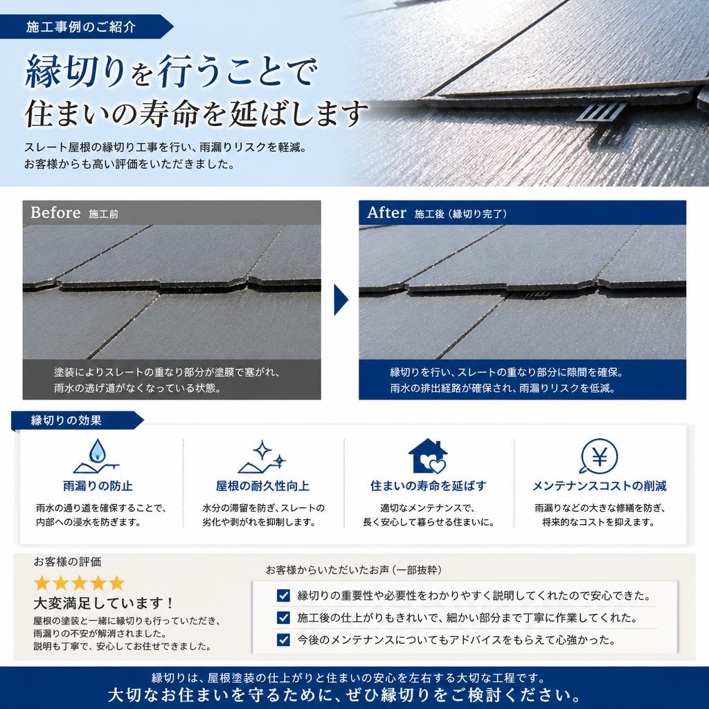 4. 縁切りの施工事例