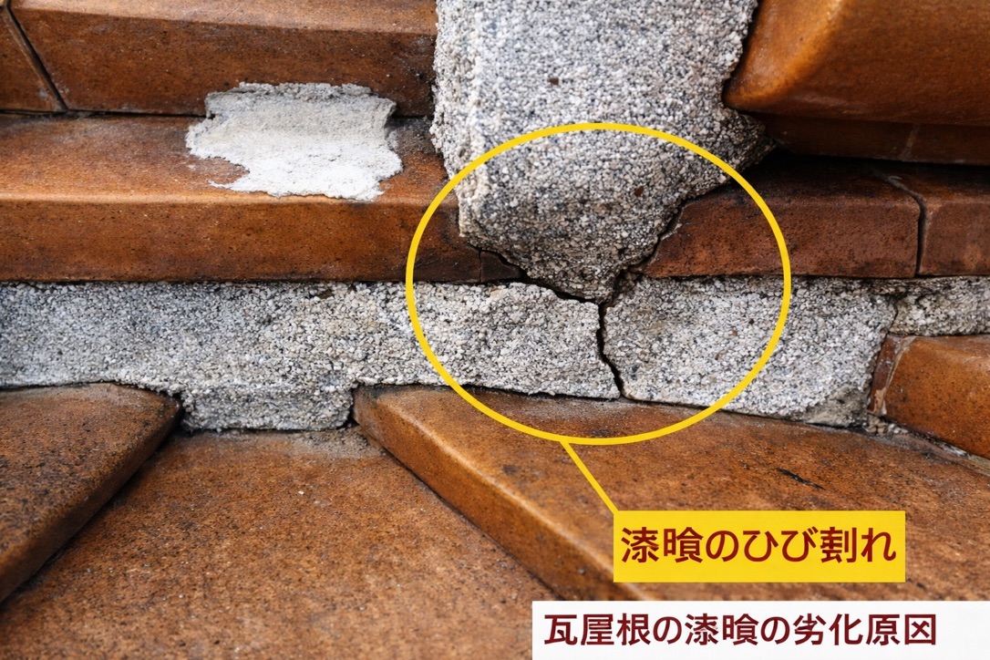 瓦屋根の漆喰（しっくい）補修費用とズレを放置するリスク