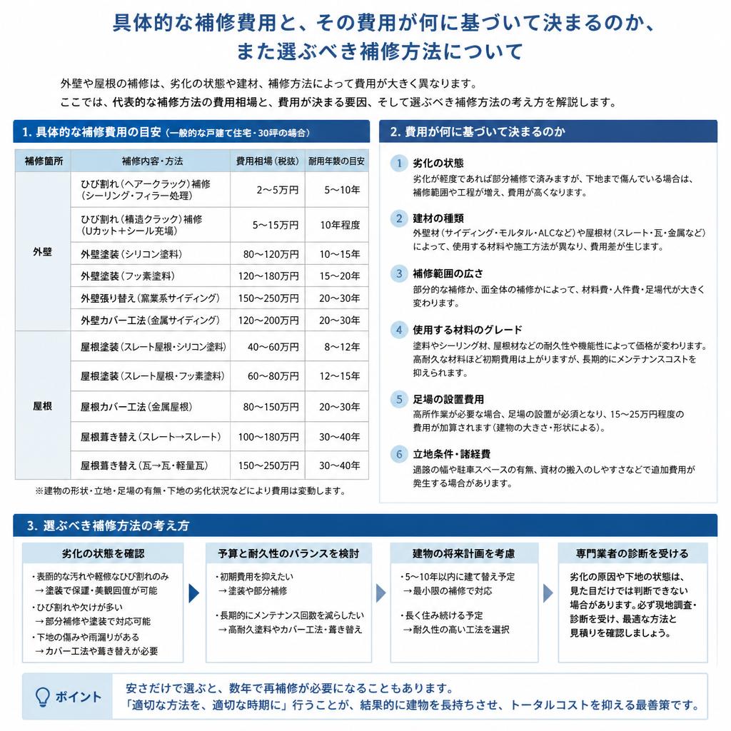 瓦屋根の漆喰補修費用
