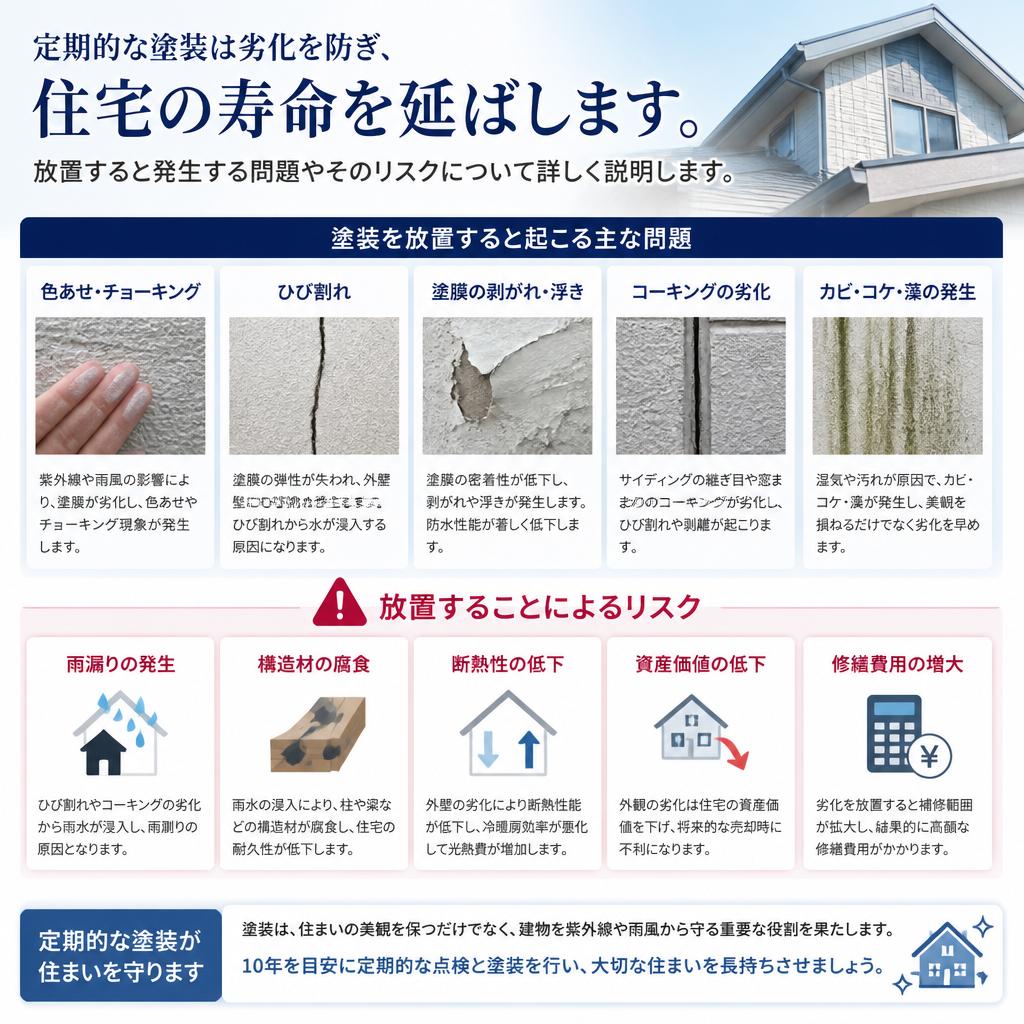 なぜ破風板・鼻隠しの塗装が必要なのか？