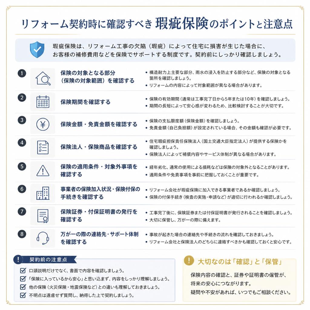 契約時に確認すべきポイント