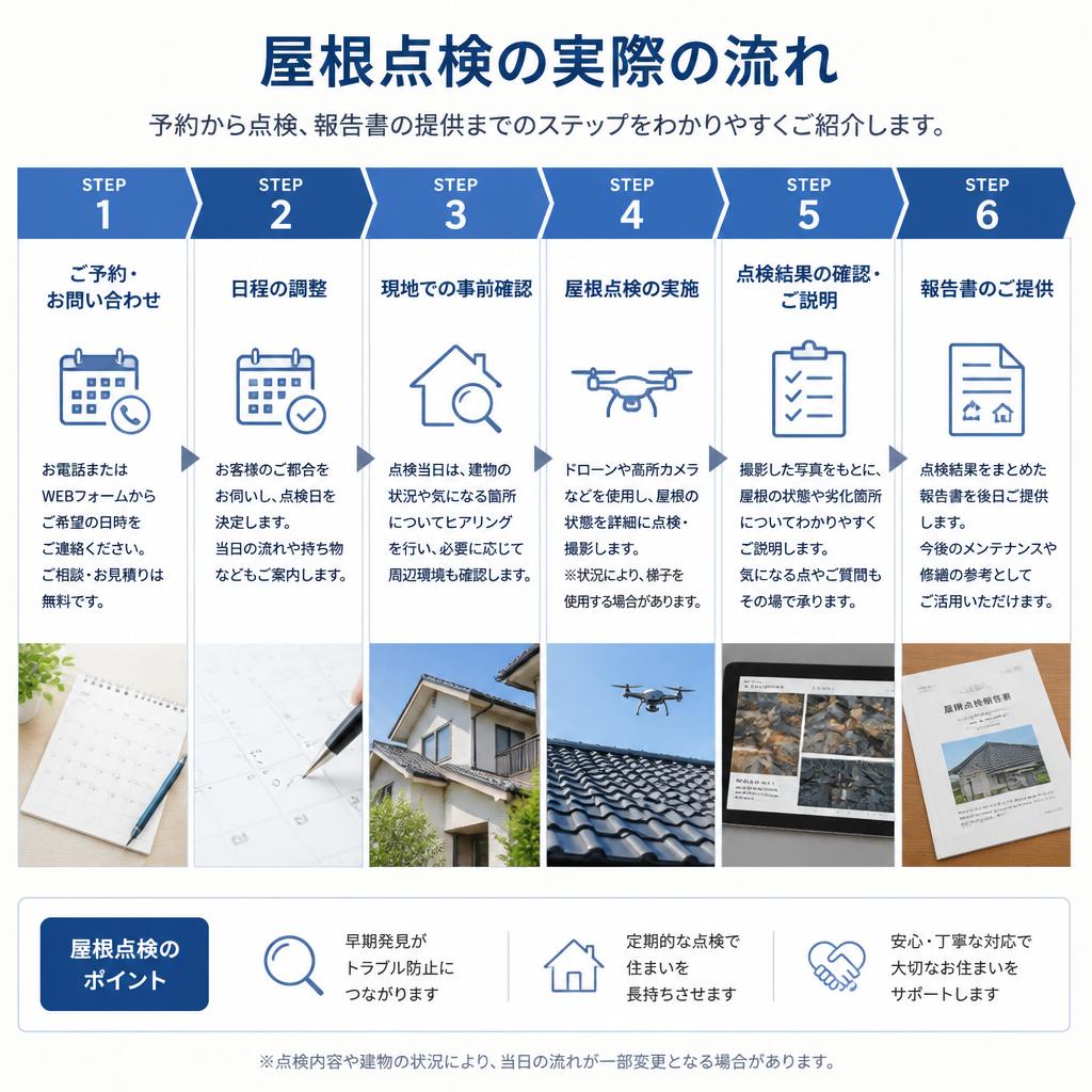 事前点検の流れ