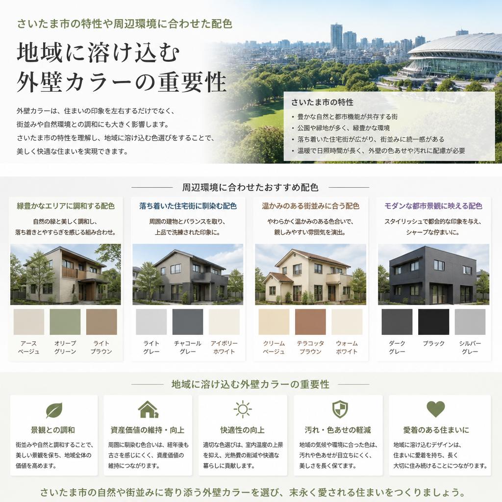 2. さいたま市の街並みに合う配色とは？