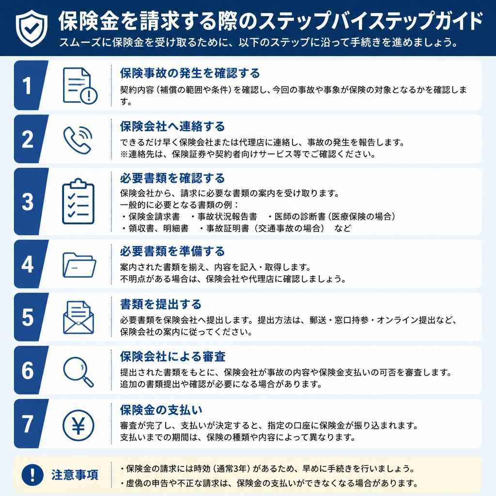 火災保険の申請手順