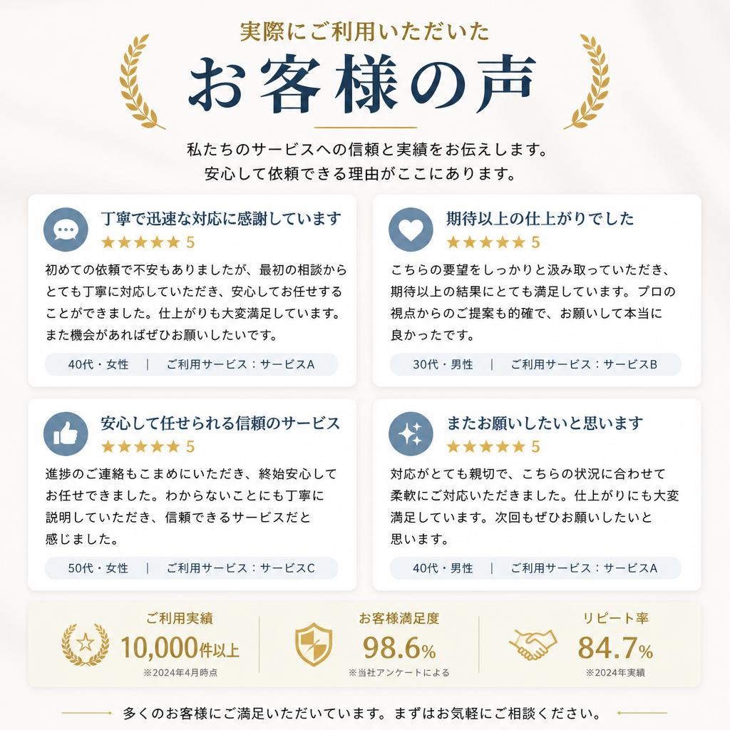 お客様の声