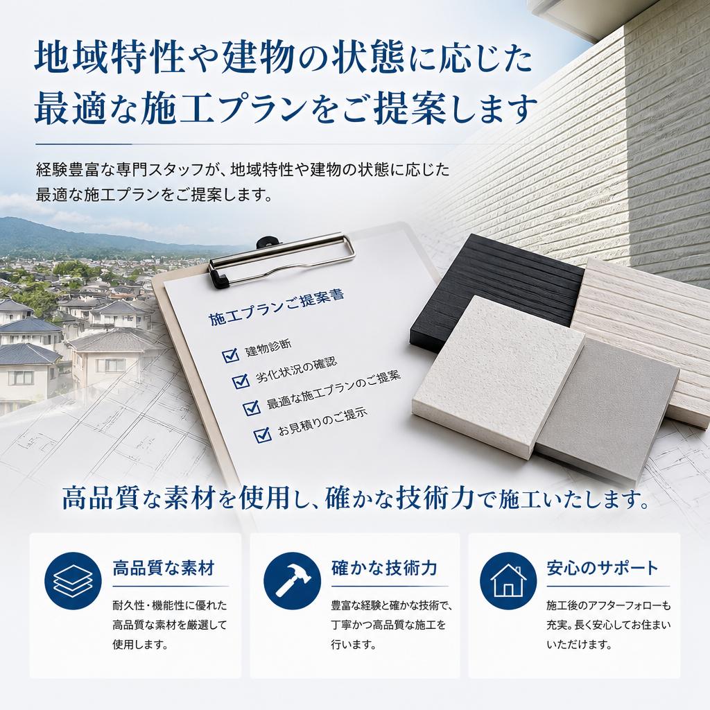 私たちのリフォーム・塗装の特徴
