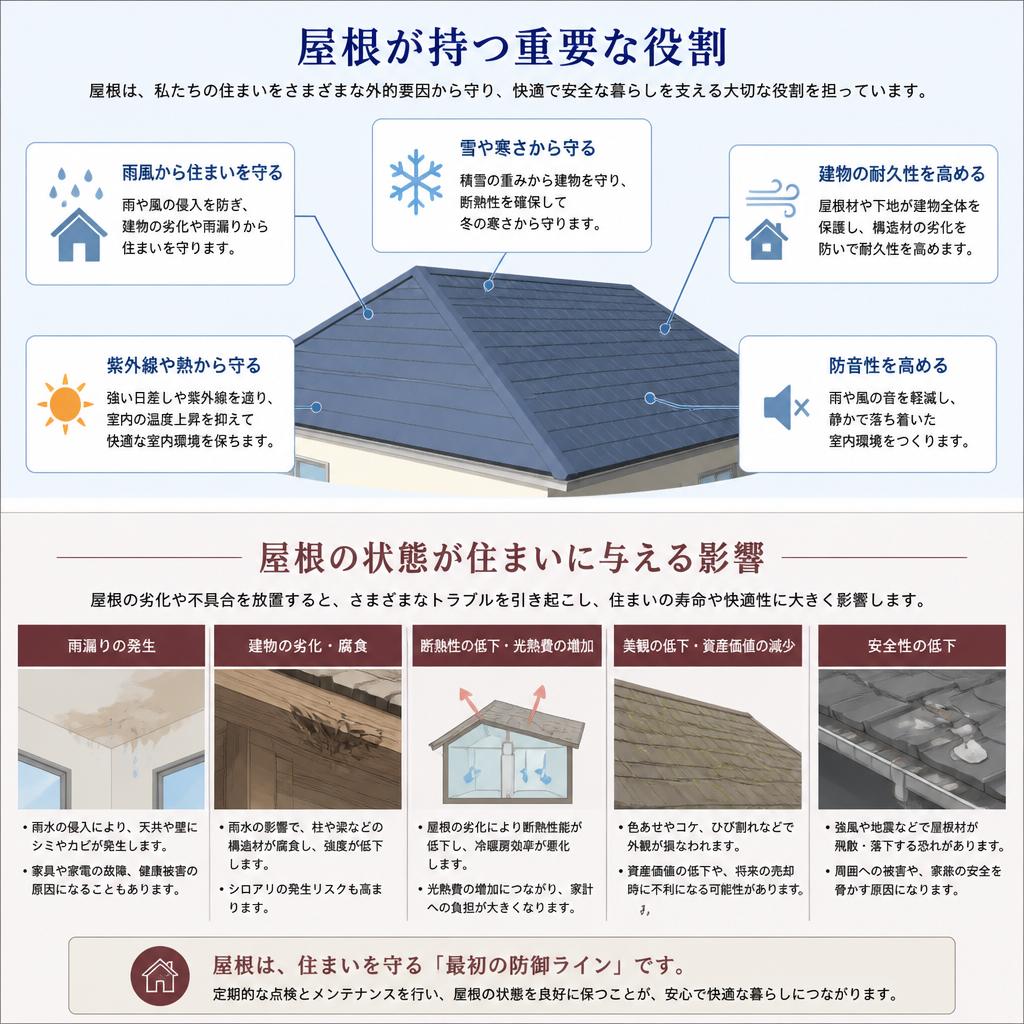 2. 屋根の役割と重要性